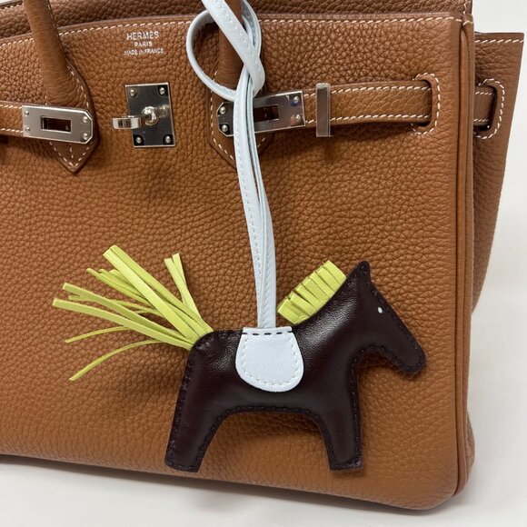 HERMES BNIB Milo Lambskin Rodeo PM Bag Charm - Picture 3 of 11